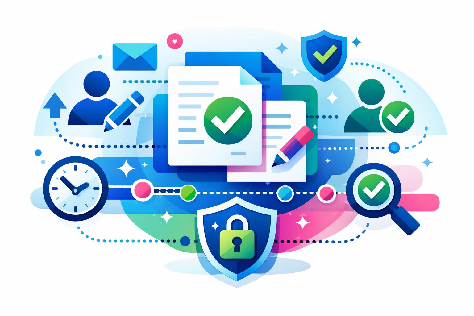 Audit trail kontrakter med sikker compliance og bevis