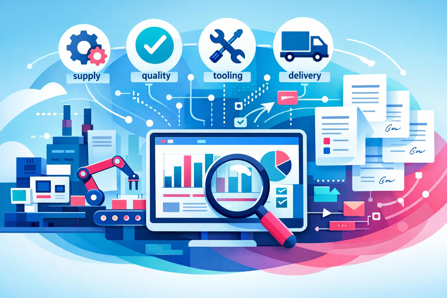 Manufacturing Contract Management for Supply Chain Risk